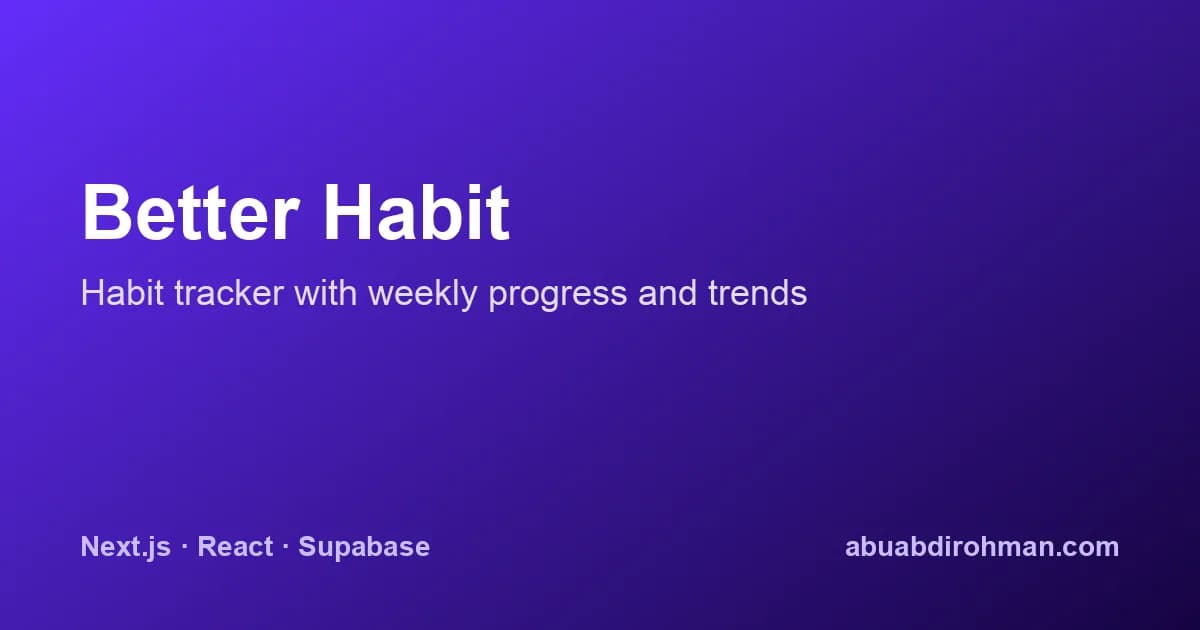 Better Habit